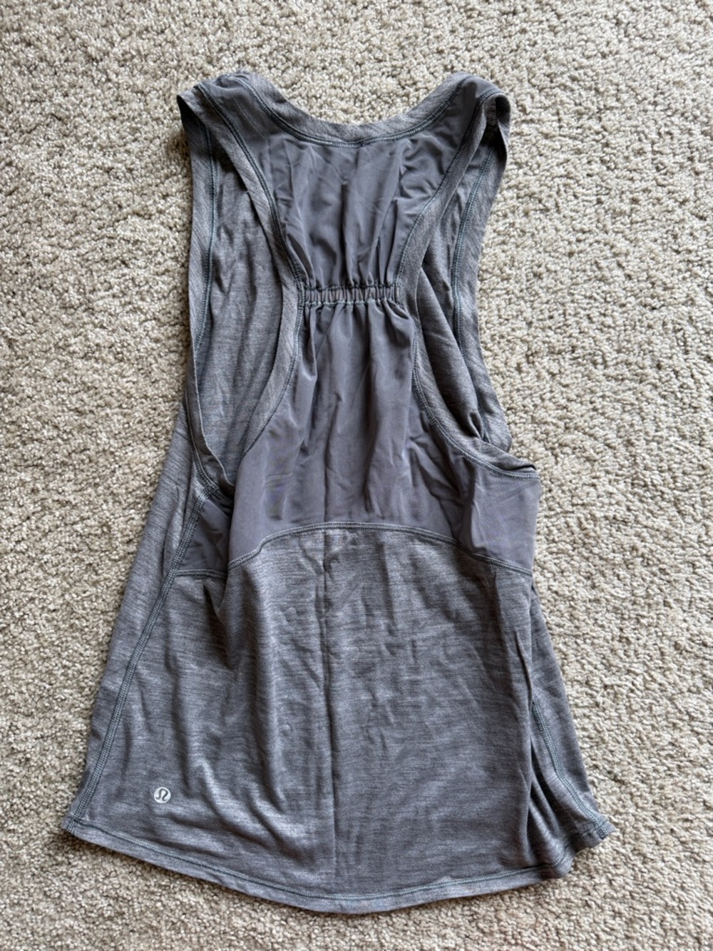 Lululemon Gray Racerback Tank Size 4